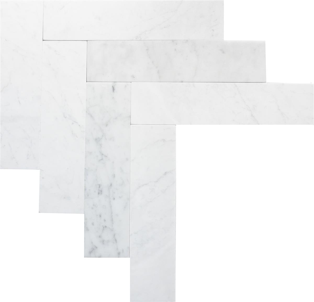 Carrara Marmor 7,5x30x1 cm